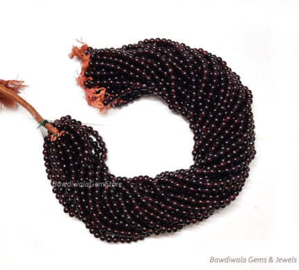 Garnet Round Gemstone Beads