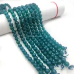 Teal Blue Crystal Glass Beads
